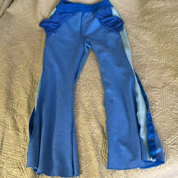 Free People She’s a Rainbow track pants ALTERED size small - Picture 12 of 15